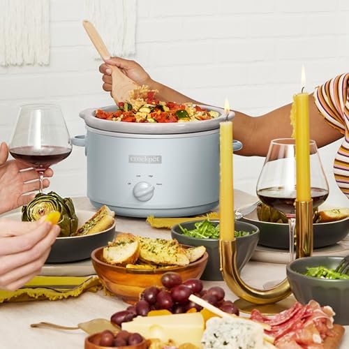 4.5 Quart Manual Slow Cooker – Macaroon Blue - Curated Catalog H5
