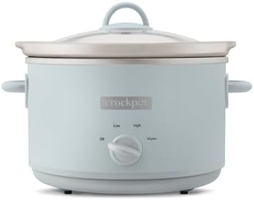 4.5 Quart Manual Slow Cooker – Macaroon Blue - Curated Catalog H5
