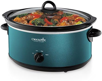 7 Quart Manual Slow Cooker – Turquoise - Curated Catalog T9