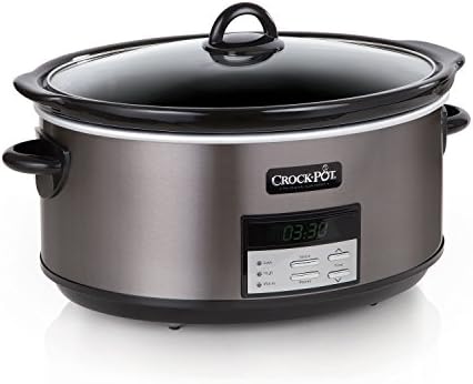 8 Quart Programmable Slow Cooker with Auto Warm - Curated Catalog O0