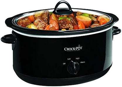 8 Quart Manual Slow Cooker – Black - Curated Catalog O0
