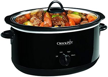 8 Quart Manual Slow Cooker – Black - Curated Catalog O0