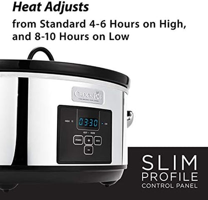 7 Quart Programmable Slow Cooker – Polished Platinum - Curated Catalog M4
