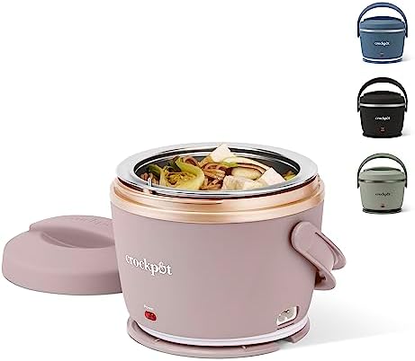 Electric Lunch Box Food Warmer 20oz – Blush Pink - Curated Catalog S1