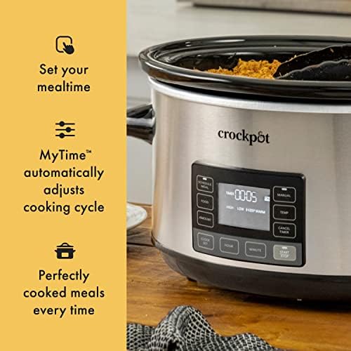 7 Quart Portable Programmable Slow Cooker with Timer - Curated Catalog F8