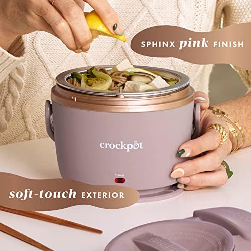 Electric Lunch Box Food Warmer 20oz – Blush Pink - Curated Catalog S1