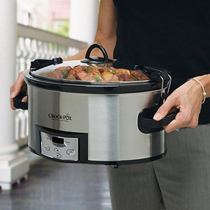 Cook & Carry 6 Quart Programmable Slow Cooker - Curated Catalog T7