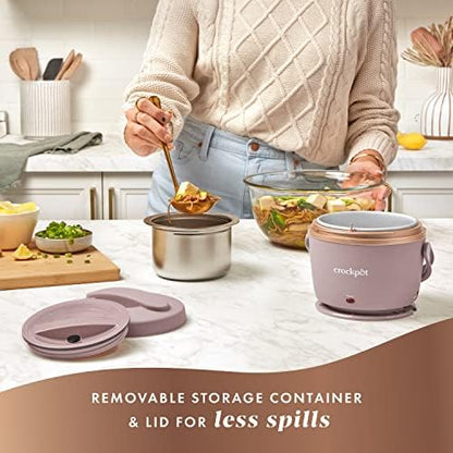 Electric Lunch Box Food Warmer 20oz – Blush Pink - Curated Catalog S1