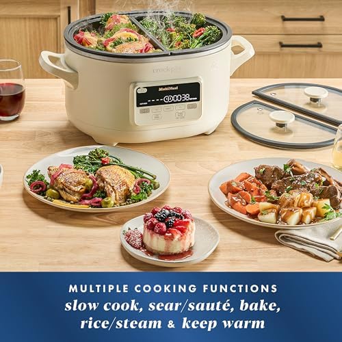 MultiMeal Multicooker with Programmable Slow Cooker - Curated Catalog X6