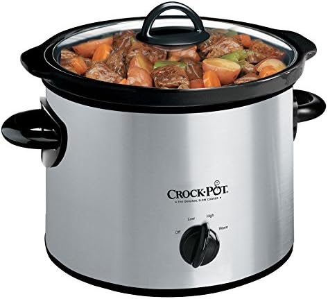 3 Quart Manual Slow Cooker – Silver - Curated Catalog Z5
