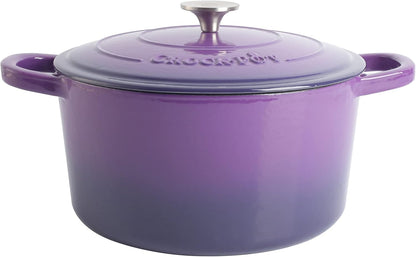 3 Quart Enameled Cast Iron Dutch Oven – Aqua - Curated Catalog B9