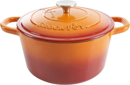 3 Quart Enameled Cast Iron Dutch Oven – Aqua - Curated Catalog B9