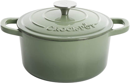 3 Quart Enameled Cast Iron Dutch Oven – Aqua - Curated Catalog B9