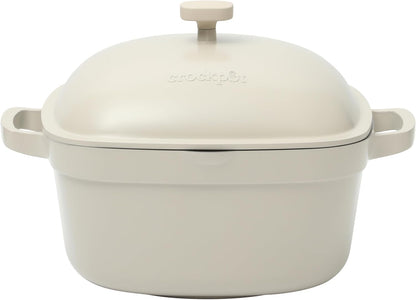 3 Quart Enameled Cast Iron Dutch Oven – Aqua - Curated Catalog B9