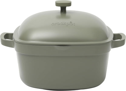 3 Quart Enameled Cast Iron Dutch Oven – Aqua - Curated Catalog B9